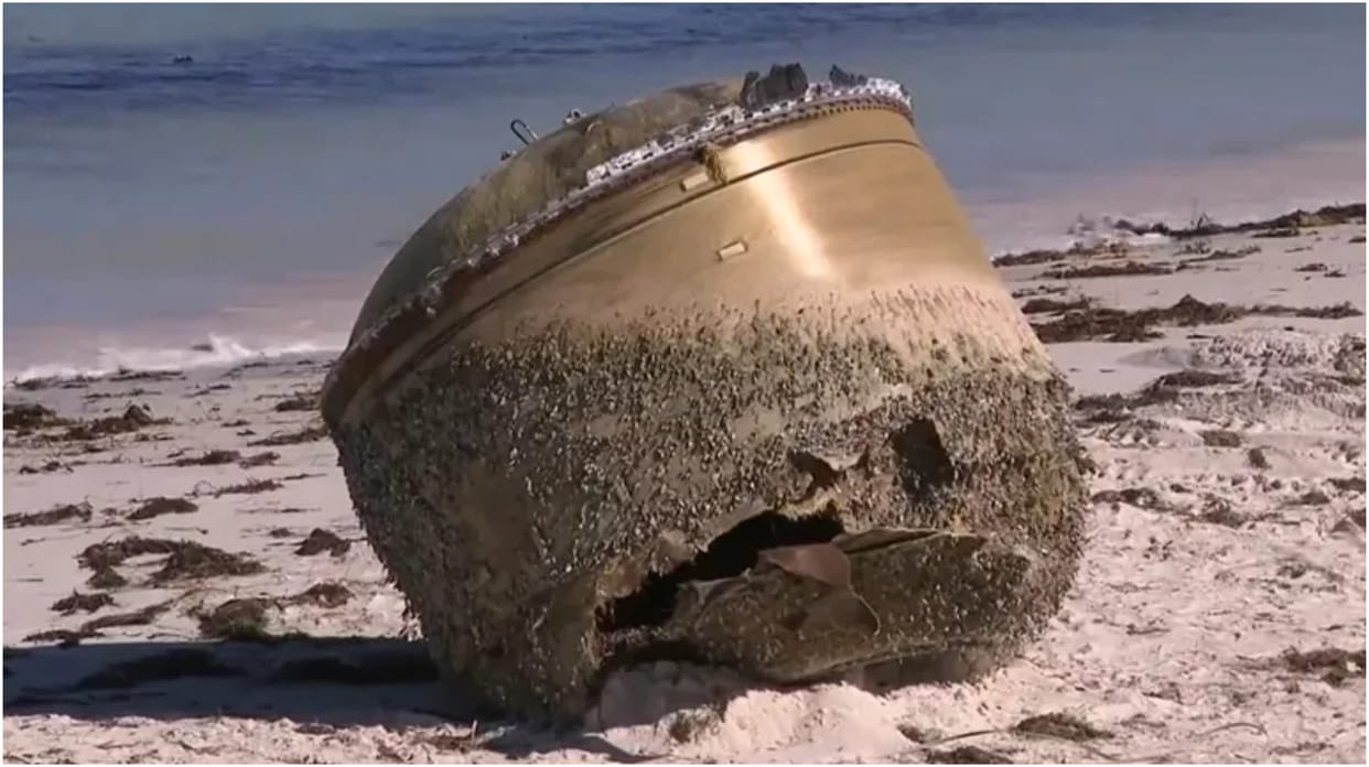 Mystery device on Australian beach identified as debris from Indian rocket