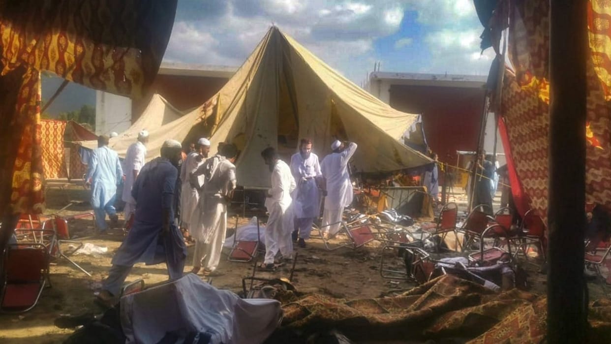 Pakistan Blast 44 Dead in Blast During Political Rally in Pakistan Check Viral Video