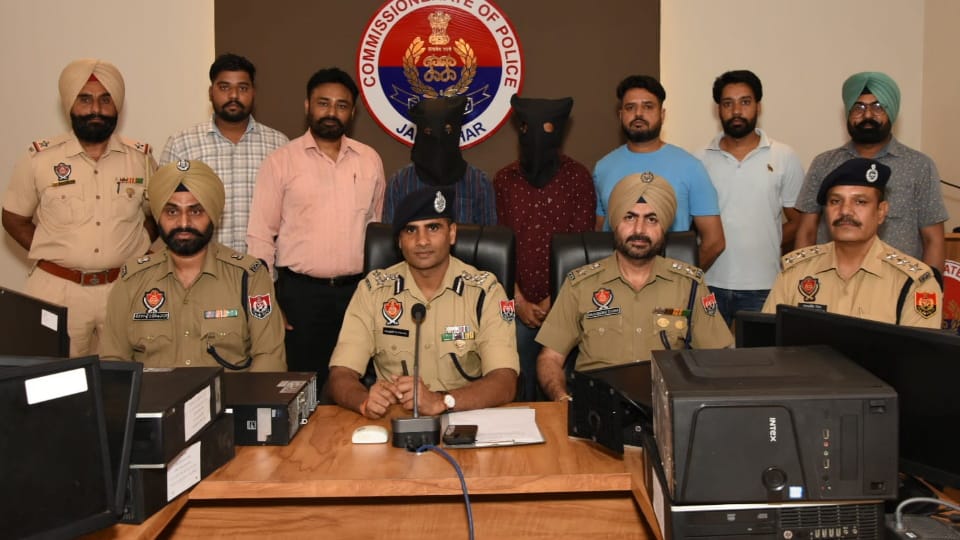 Jalandhar police arrested two accused pretending to get relations with NRI by making fake ID