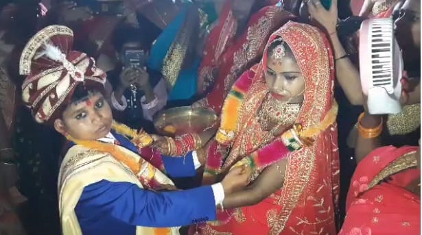 Bihar News: Marriage of 47 inch bride to 42 inch groom in Saran, Chhapra, unique wedding