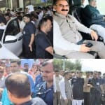 केंद्रीय मंत्री नितिन गडकरी कुल्लू पहुंचे।