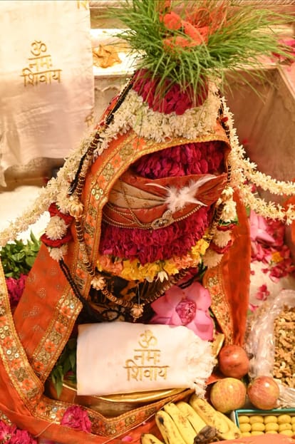 Kashi Vishwanath's Sawan Shringar: Ardhanarishwar..Bhagirathi Shringar or Amrit Varsha, Devotees became happy