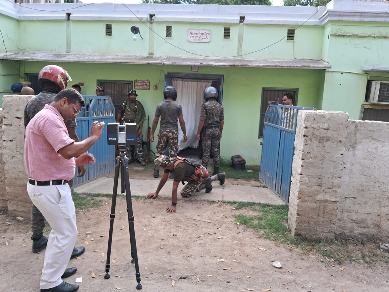 Bihar News: CID's DIG reached Muzaffarpur to investigate the Ashutosh Shahi murder case, incident recreated.