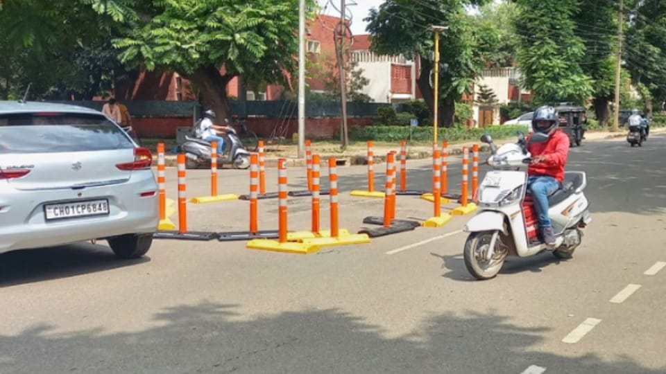Chandigarh: Neighborhood traffic circle will prevent accidents on inner roads of sectors
