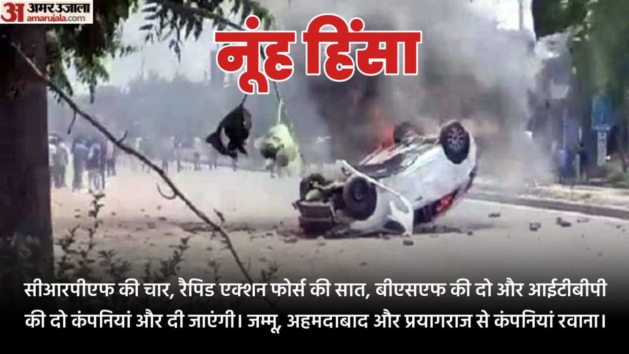 Alert across Haryana after Nuh violence Centre sends five RAF companies