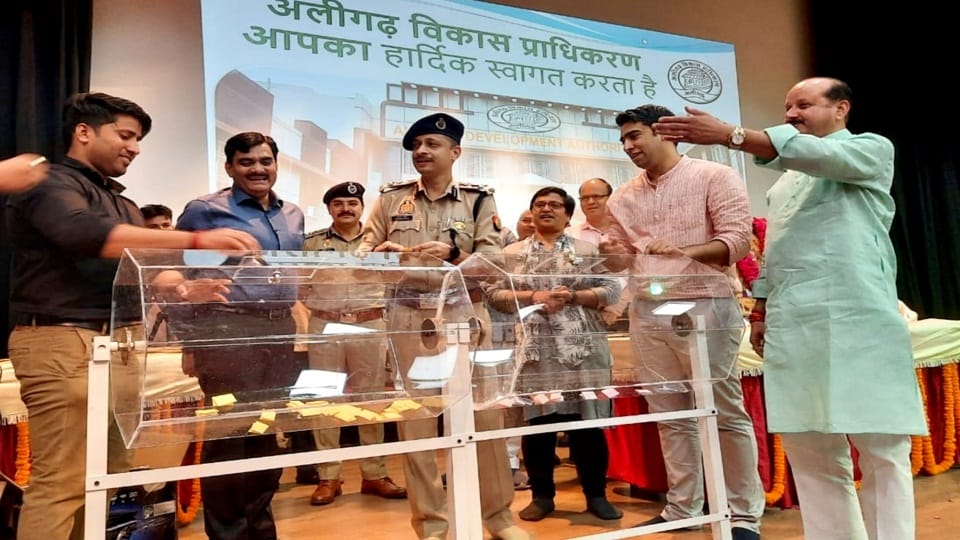 Lottery allotment of plot in transport nagar