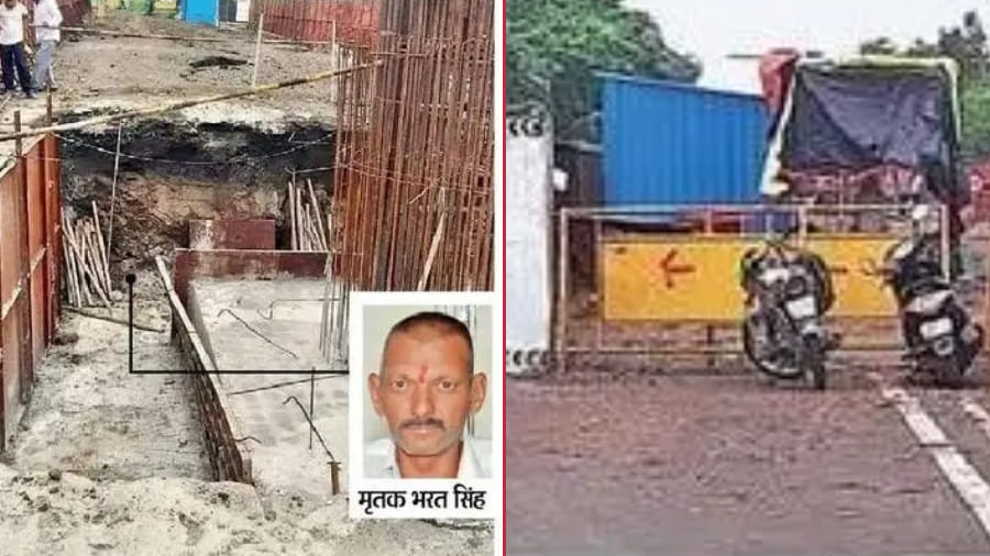 indore metro train rail project accident super corridor