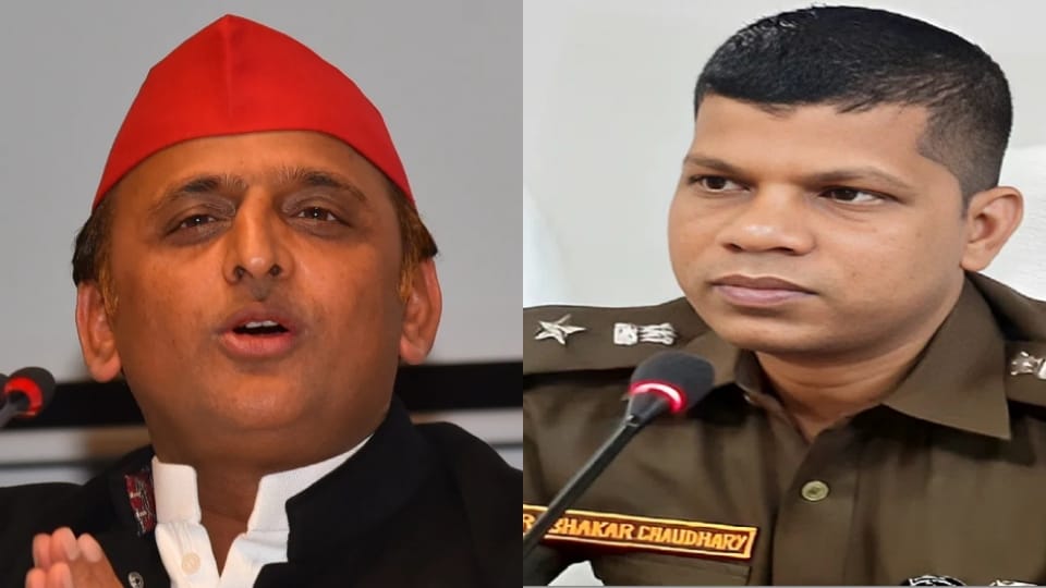 Akhilesh Yadav On IPS Prabhakar Chaudhary transferred