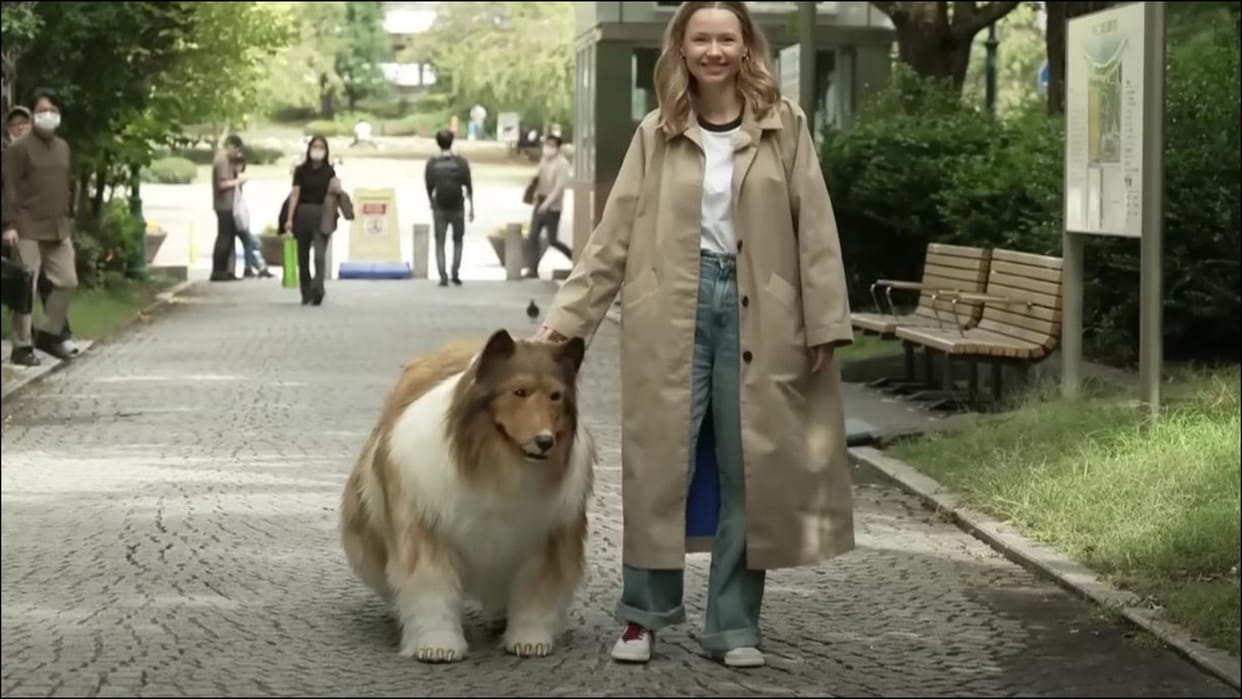 Japanese man spent more than 20000 dollar to become dog taken his first walk world news hindi
