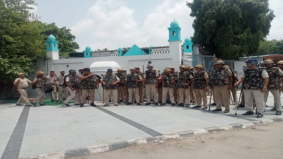Haryana Alert in Karnal of Nuh violent incident Religious places under police protection