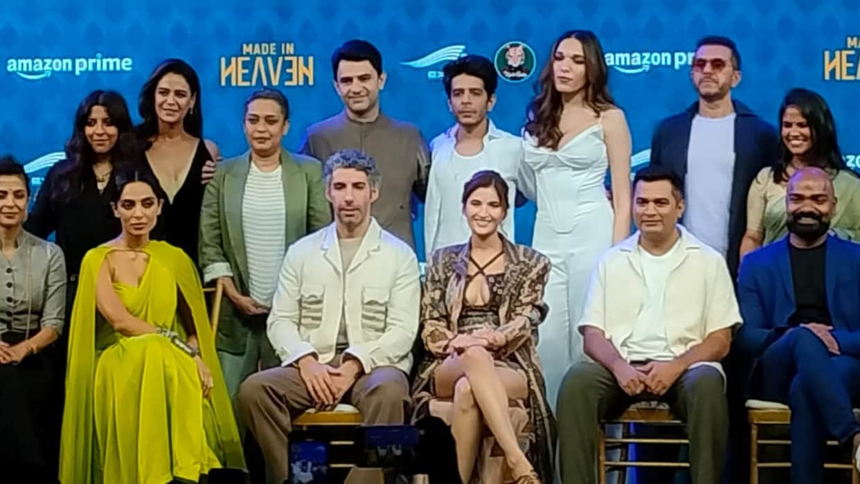 Made In Heaven 2 trailer Launch Event Sobhita Dhulipala Arjun Mathur Kalki Koechlin Jim Sarbh Shashank Arora