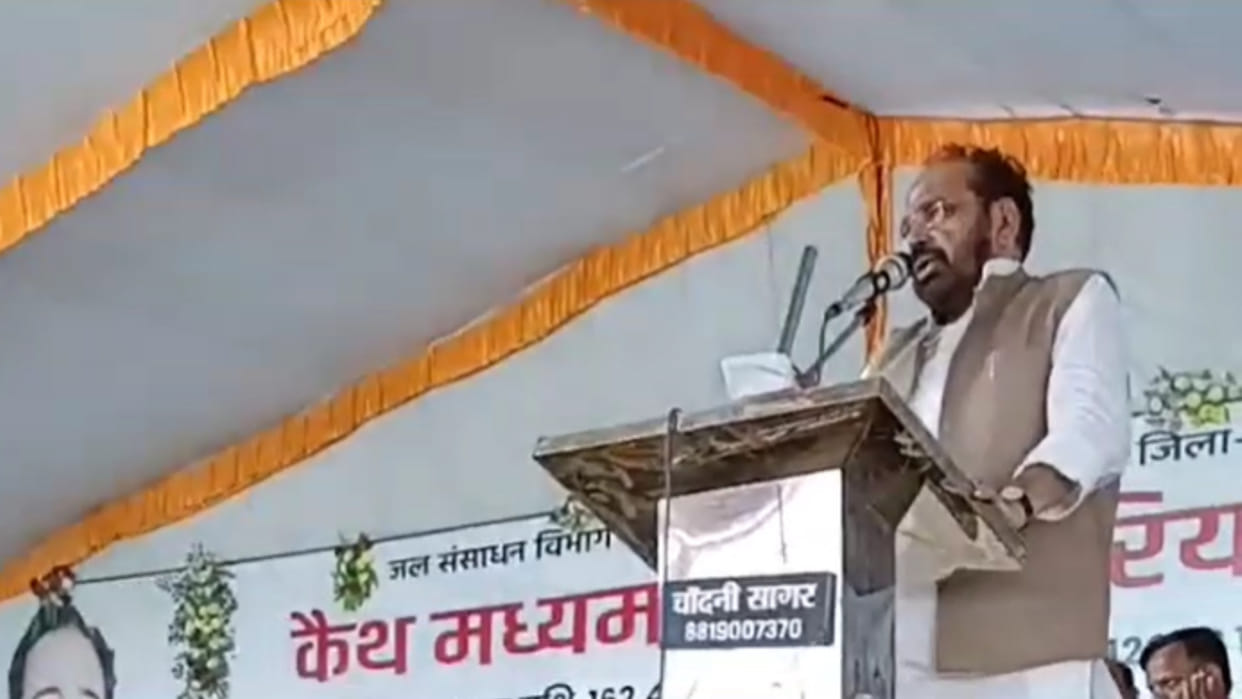 MP Politics: Minister Gopal Bhargava said Show understanding for the progress of the area make me win unoppose
