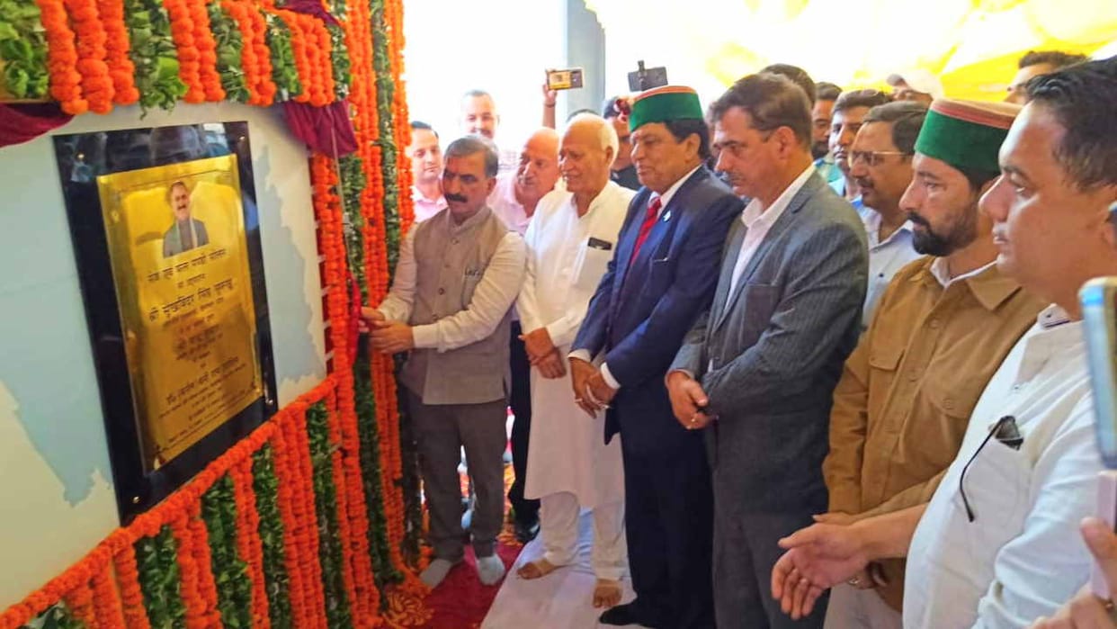 cm Sukhwinder Sukhu said  Fourlane will be constructed afresh from Parwanoo to Solan