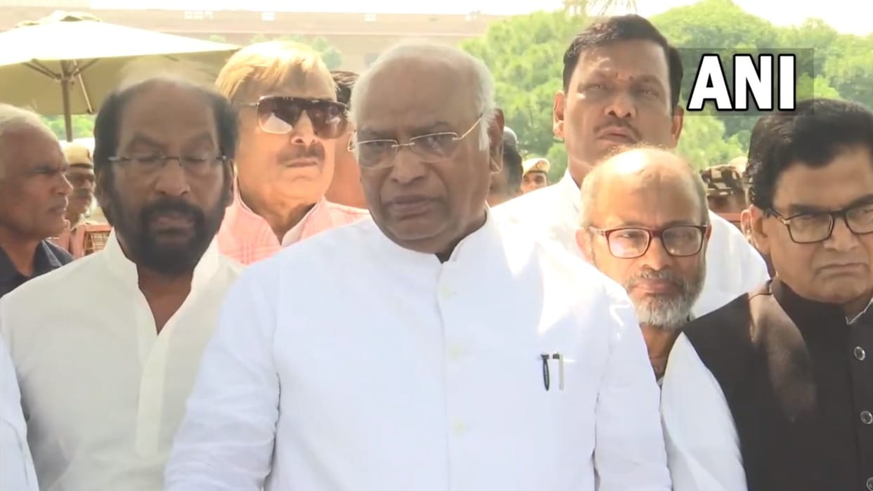 Mallikarjun Kharge said that the government is not allowing him to speak in Parliament