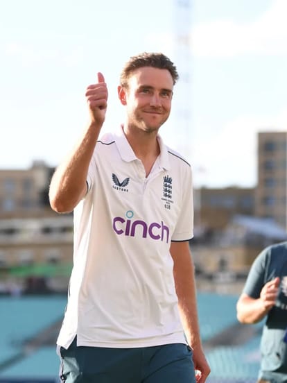 Stuart Broad, Broad wicket on last ball, of his career, Broad six on last ball, Ashes 2023, ENG vs A