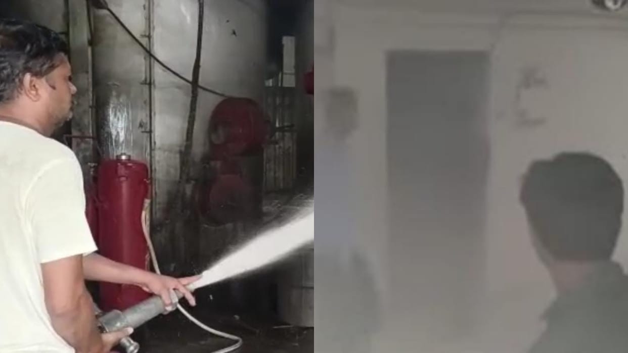 Ujjain Fire broke out in oil factory in morning arson in power supply room of Ujjain Development Authority