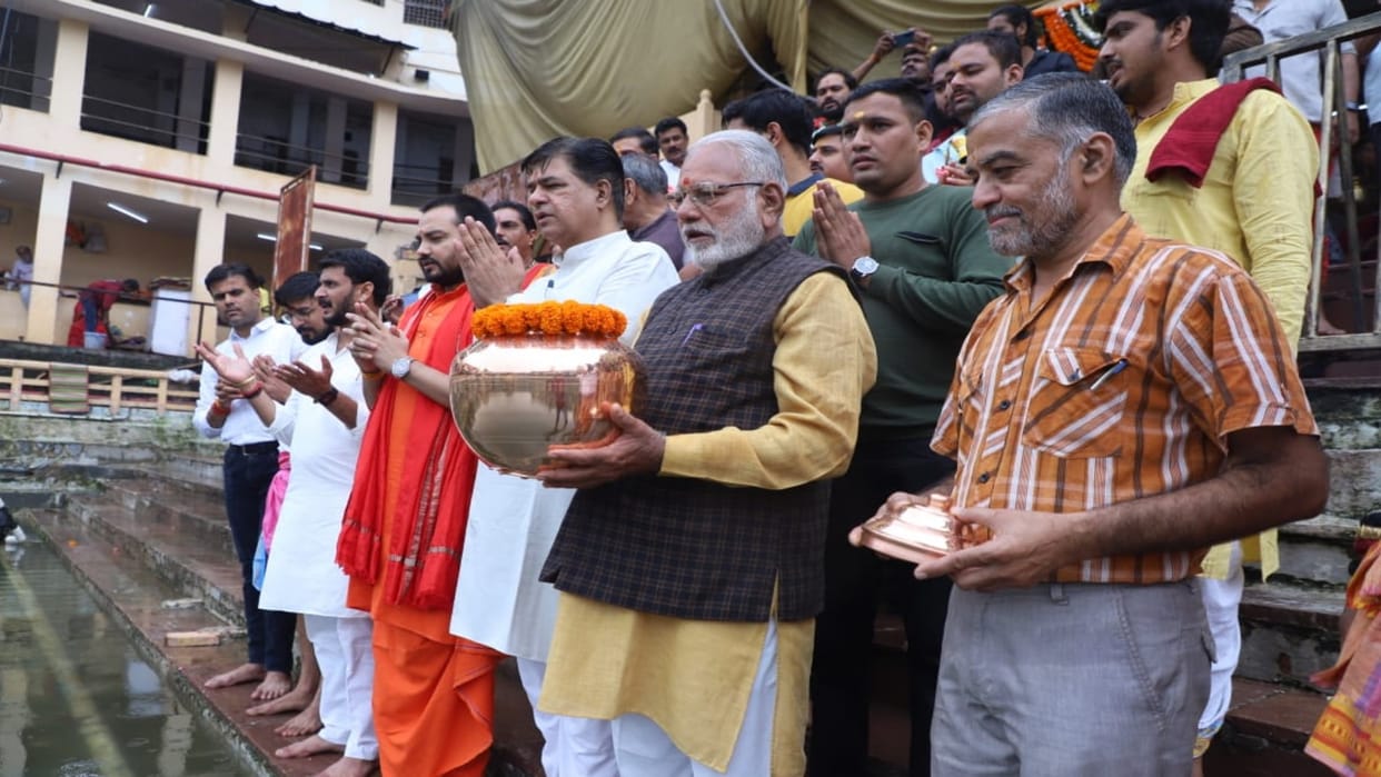 Ujjain News Foundation stone will be laid on temple construction site by collecting soil and river water