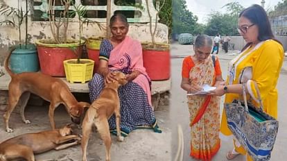 Neighbor entered house and beat up old woman and her daughter in law for feeding dogs in Agra