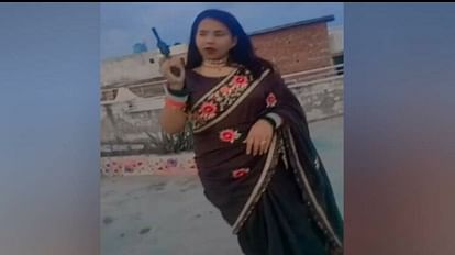 Police looking for woman who made reel on film song with revolver in her hand in Agra