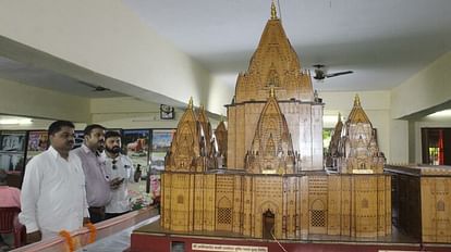 Dharam Raksha Exhibition Spiritual hall built instead of vaju khana in In model of Gyanvapi temple