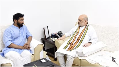 Telugu actress former MLA Jayasudha joins BJP Telangana BJP President G Kishan reddy Tarun Chug