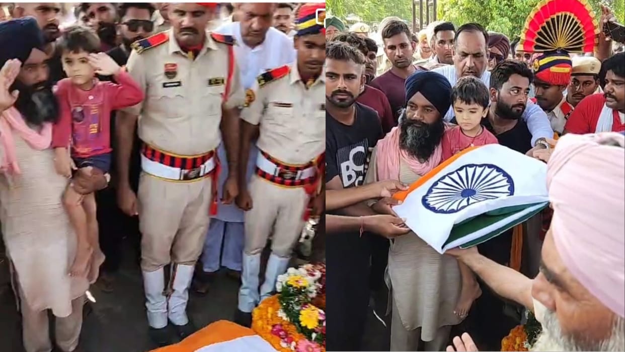 Officer forgot to bring tricolor in funeral of Home Guard with state honours