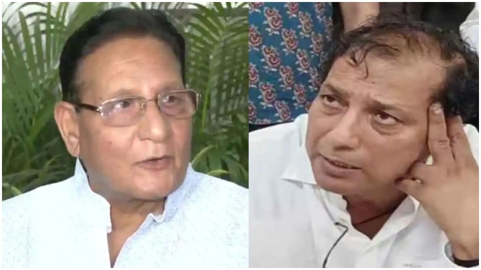 मंत्री शांति धारीवाल और पूर्व मंत्री राजेंद्र गुढ़ा।