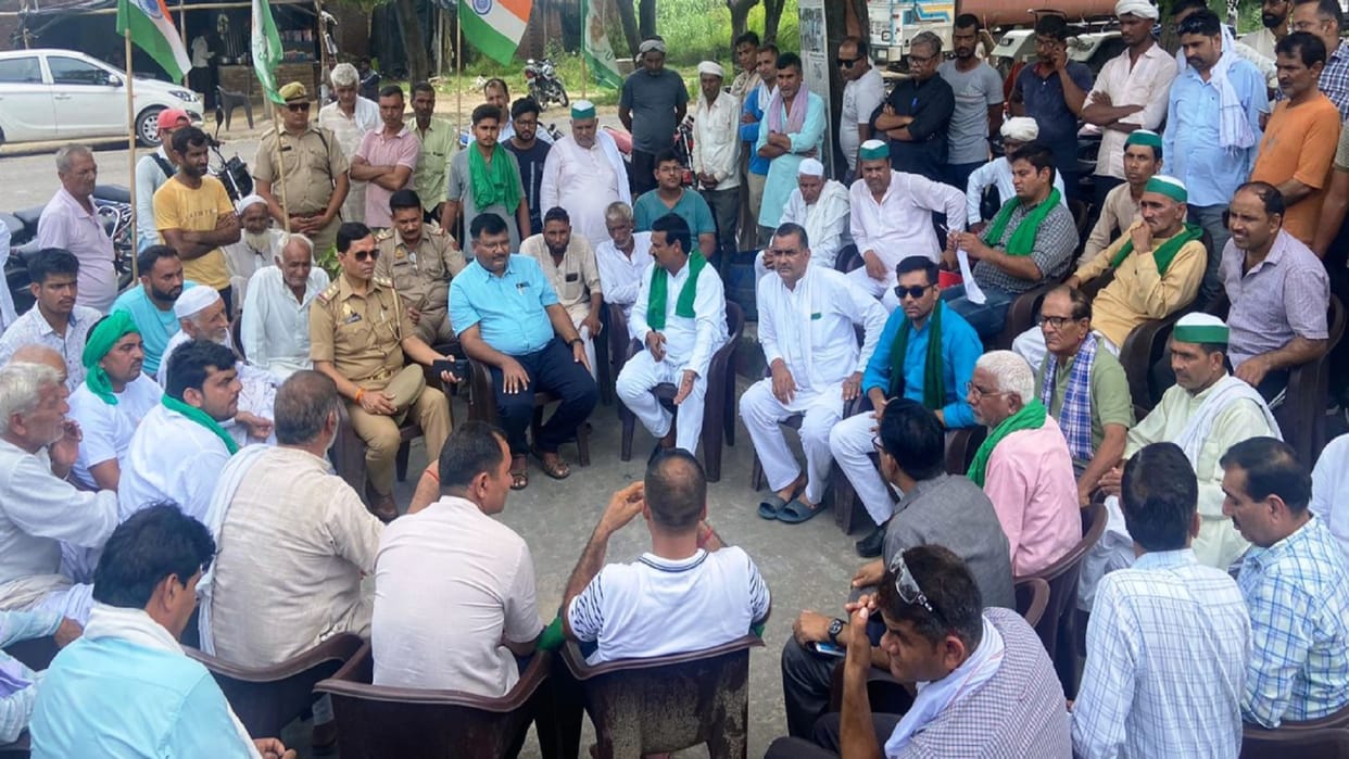 Muzaffarnagar: Farmers have protest for sugarcane payment from 65 days and now big announcement