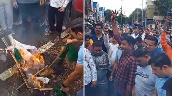 Haryana Violence indore protest bajrang dal