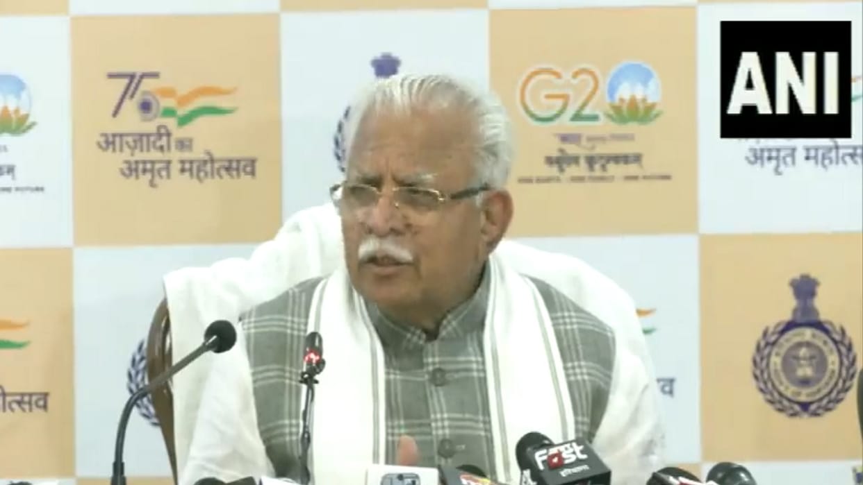 Haryana CM Manohar Lal holds press conference on Nuh violence