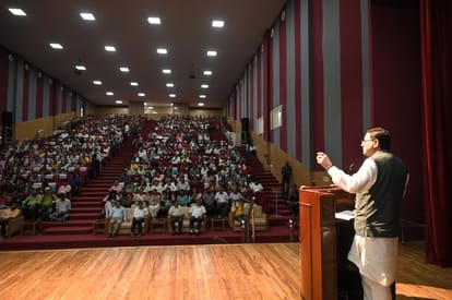 Doon University initiation ceremony CM Pushkar singh dhami gave mantra to students For Successful life
