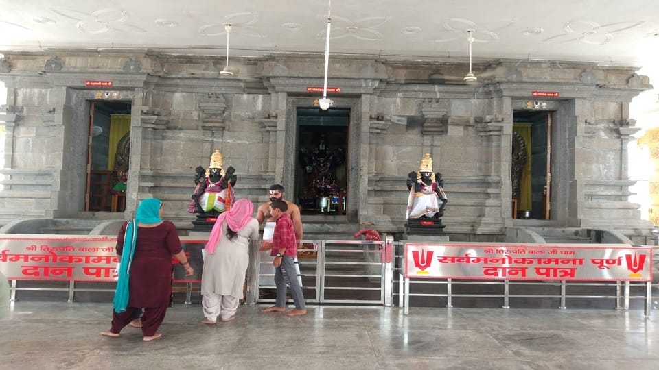 Tirupati Balaji Dham being built by South artisans in Hisar on lines of South style