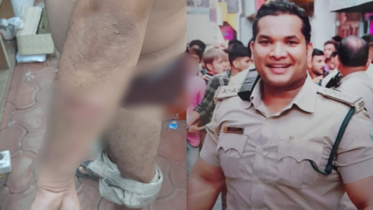Ujjain News Accusation of Liquor Incharge TI got beaten up in police station for not giving beer for free