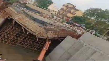 Eight laborers injured one killed due to falling shuttering of underpass under construction