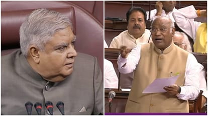 Monsoon session: ‘45 साल से शादीशुदा हूं’, कांग्रेस प्रमुख के नाराज बताए जाने पर सभापति ने दिया जवाब The PM is not required to be defended by me:says Jagdeep Dhankhar after Mallikarjun Kharge questioned