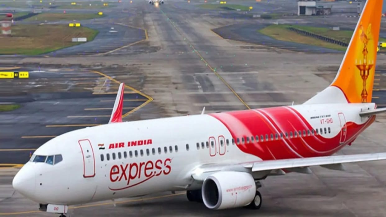 air india express flight emergency landing at kochi airport after burning smell