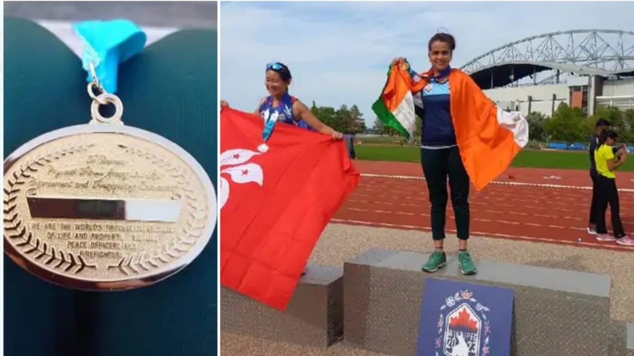 UP Police Constable Sarita Sharma Won Gold At World Police And Fire Games 2023 in Canada