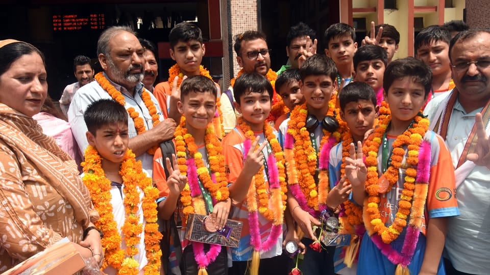 jammu sports news: Great performance in Macau Open Roller Hockey Championship