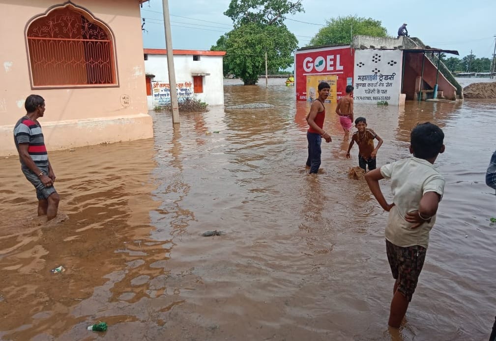 It has rained more than eighty five mm in last two days in Kabirdham
