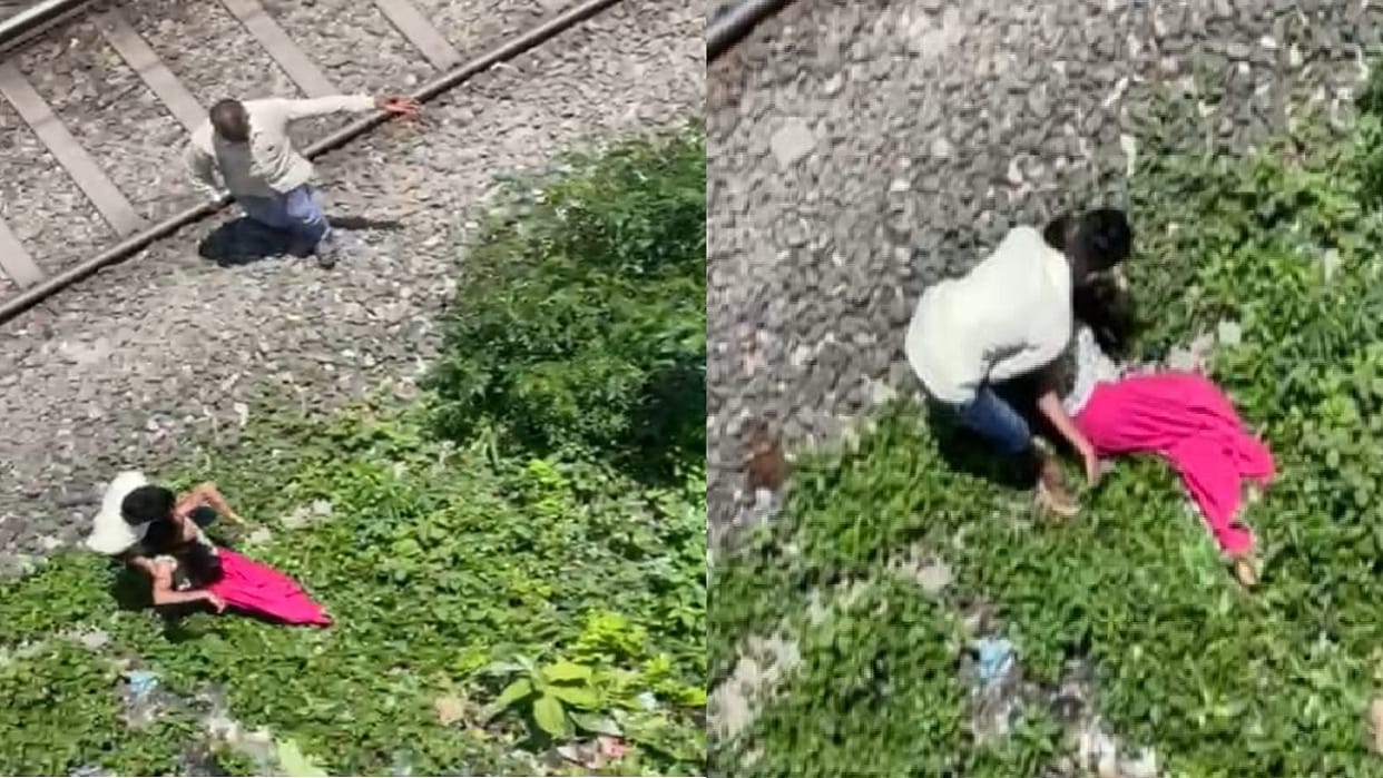 Girl jumped from overbridge of Deoria city Injured