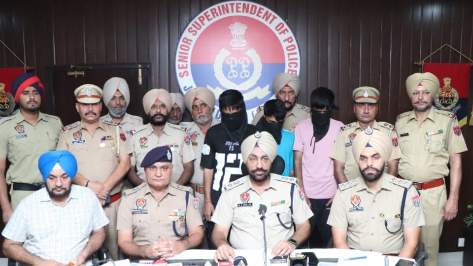 Jalandhar Rural Police arrested four Fugitive gangsters