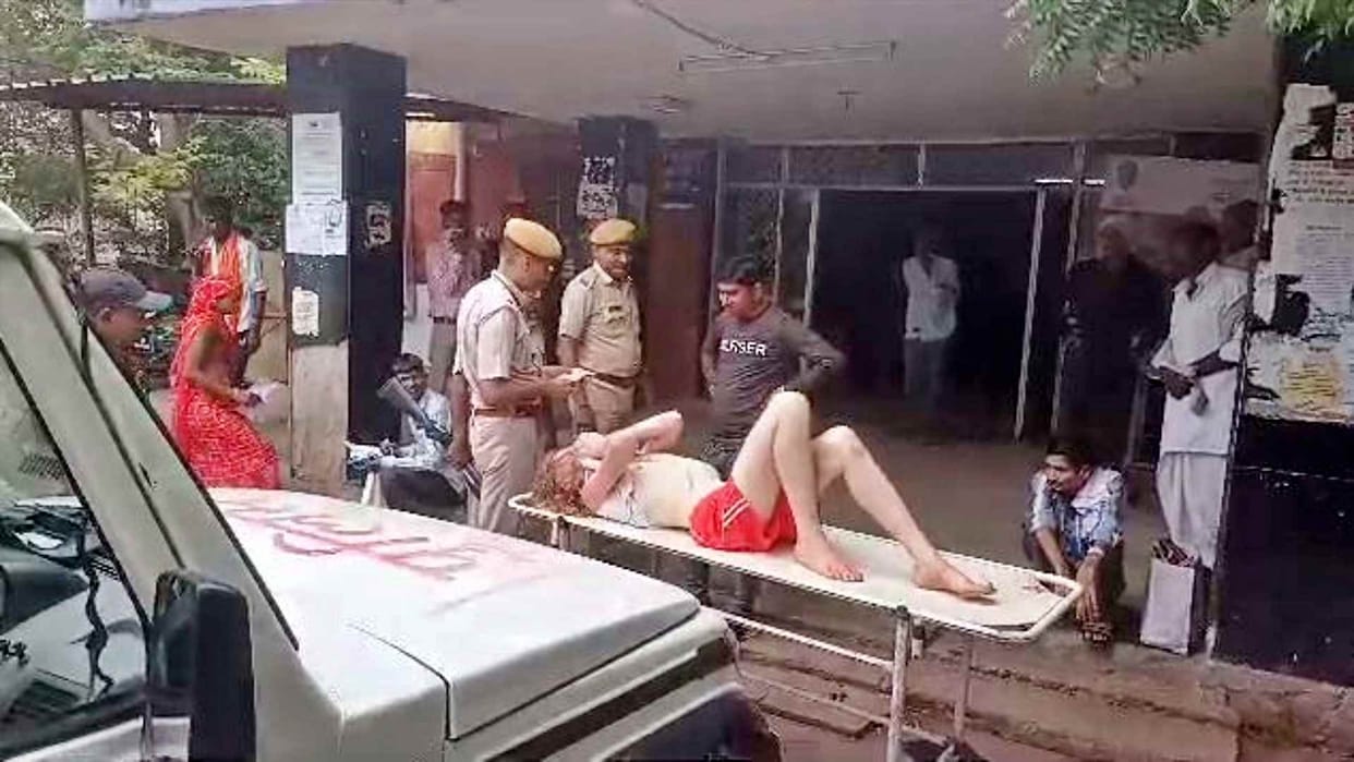 Russian citizen thrashed people in Dholpur Machkund