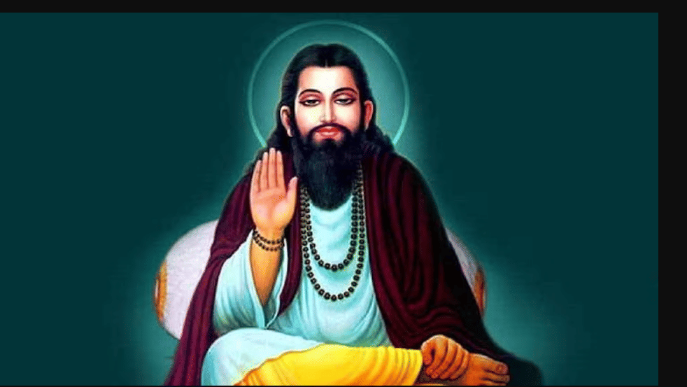 Sant Ravidas life value samrasta yatra pratima smarak statue