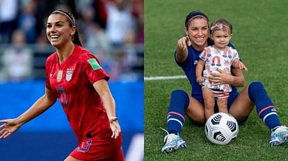 FIFA Women's World Cup: टीम के साथ मां की जिम्मेदारियां निभा रहीं 'सॉकर मॉम', मैच के बाद करती हैं खूब बातें FIFA Womens World Cup: Soccer Mom Alex Morgan doing mother's responsibilities with team, Know the matter