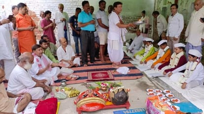World famous Ramnagar ki Ramlila started with Prathamesh Pujan in varanasi
