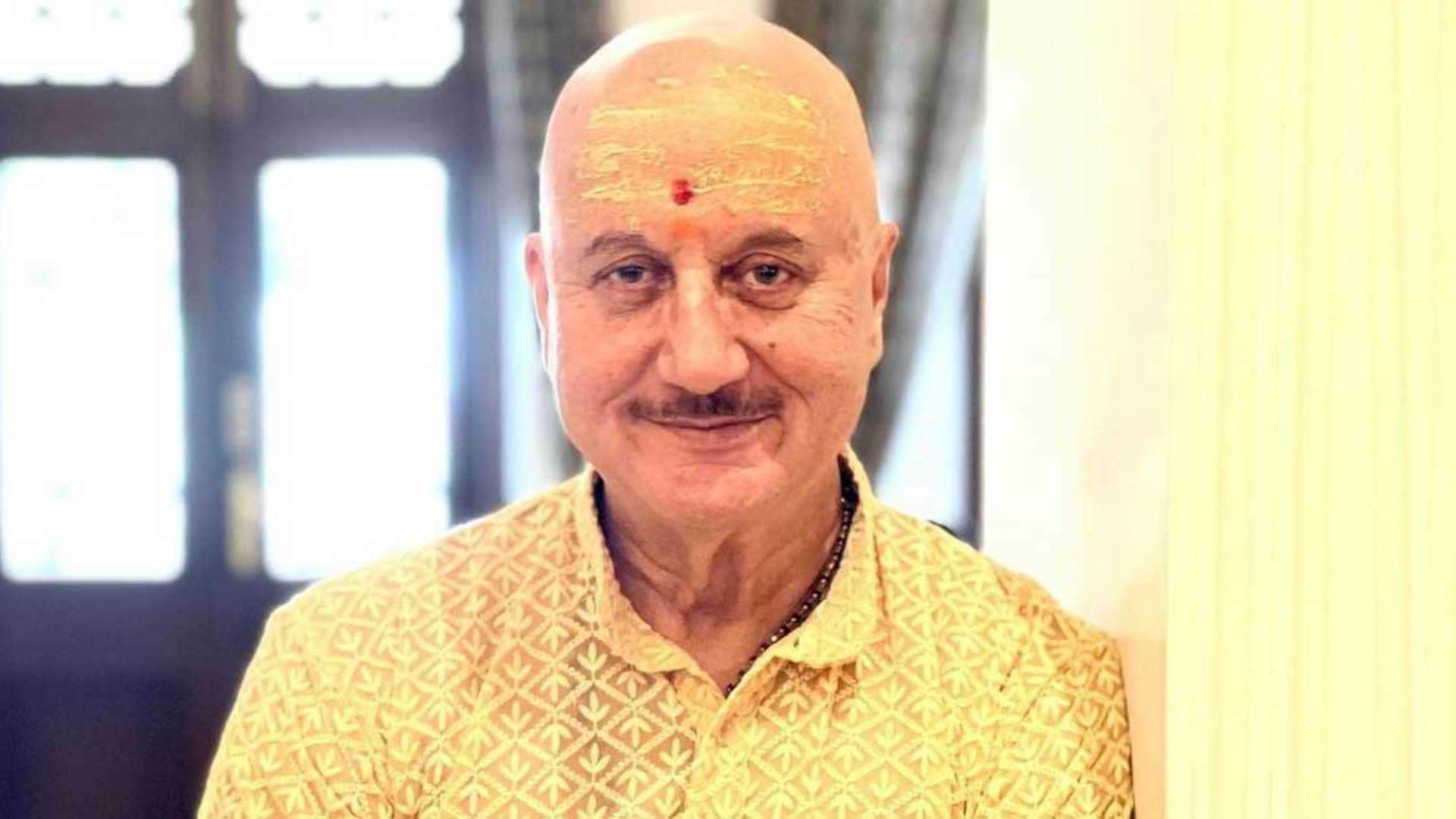 Anupam Kher recently commented on The Kashmir Files Criticism said There should not be any problem in