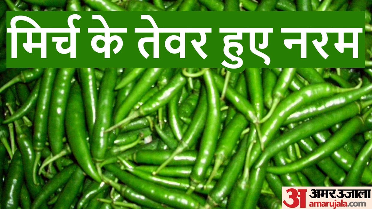 Green chili prices came down from sky in a week