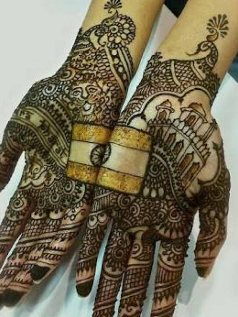 Mehndi Design for celebrating Indian Independence day on 15th of August  2020 - I Latter Mehndi henna | Mehndi designs, Independence day, Indian independence  day