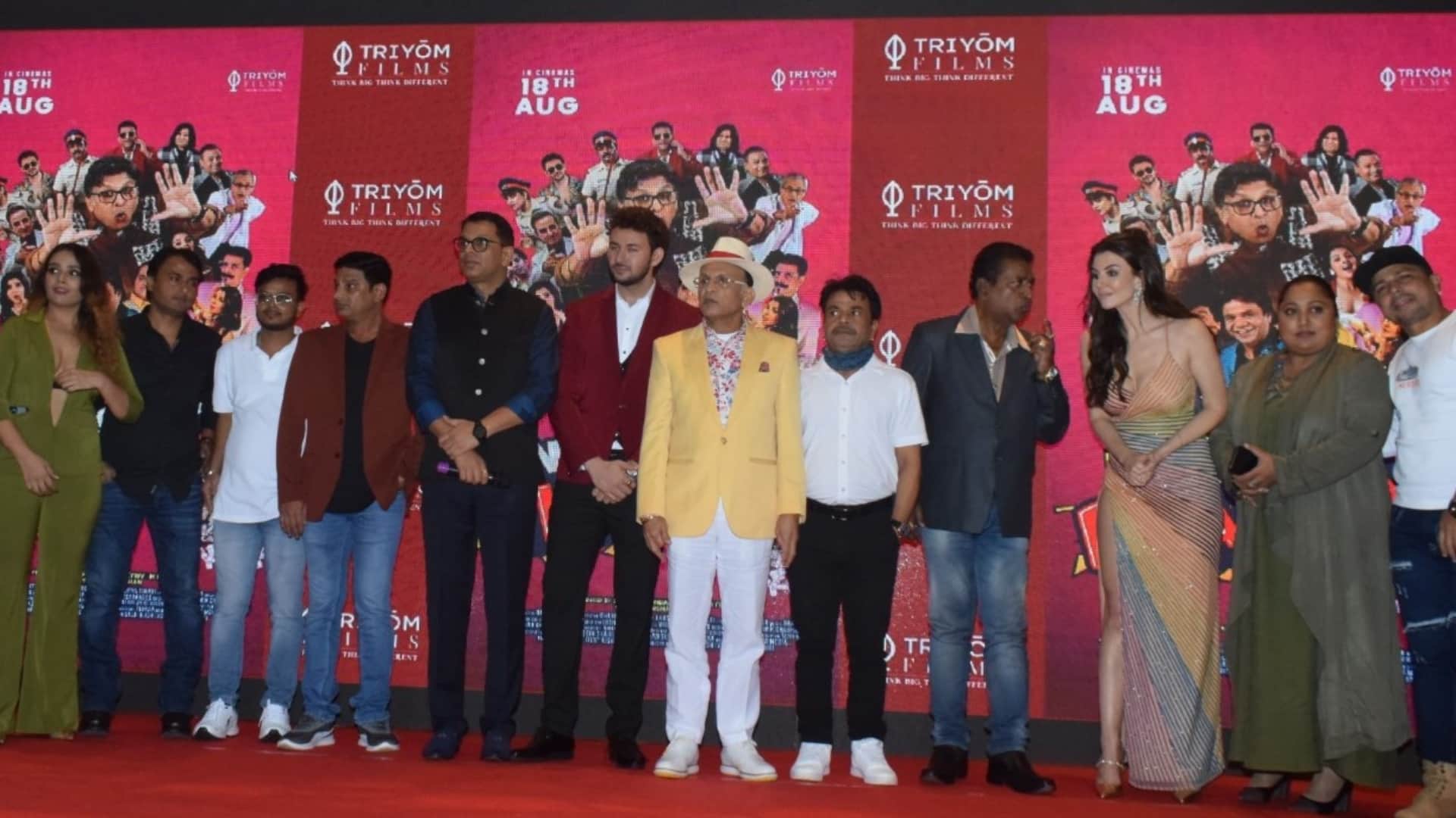 Bollywood actor Rajpal Yadav speaks on Bollywood VS South Cinema at Non Stop Dhamaal Trailer launch event