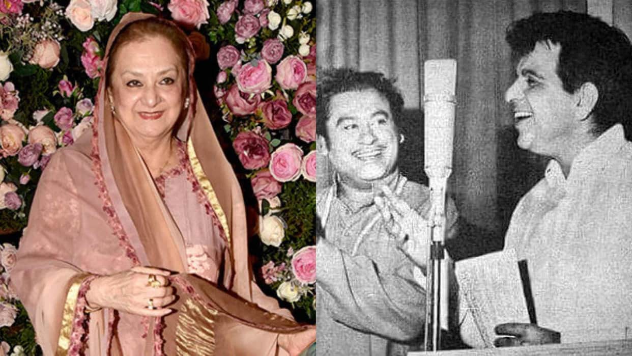 Saira Banu Post actress remembers kishore kumar on his 94 birth anniversary share photo with dilip kumar